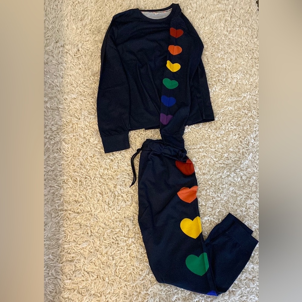 Pants and sweater matching set.Lightly worn. From smoke free, pet friendly home.